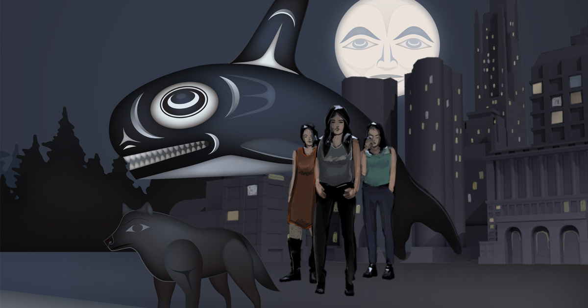 Killer Whale-Wolf & the Isle of Women - by Andrea Grant