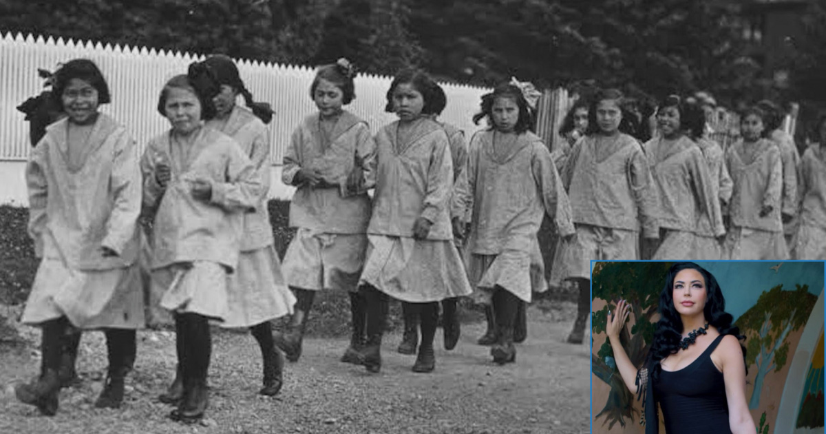 Andrea Grant is a Coast Salish poet and filmmaker. Her latest work confronts the Canadian residential school system.